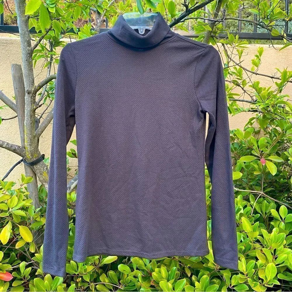 Ann Taylor Loft GREY WAFFLE TURTLENECK SZ XS NWT